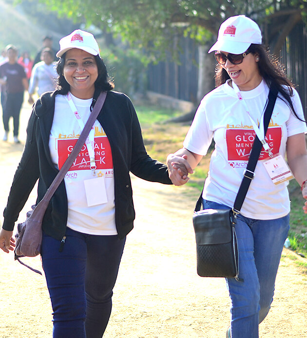 Babita Wadhwani with her mentor Dr. Alka Gaur