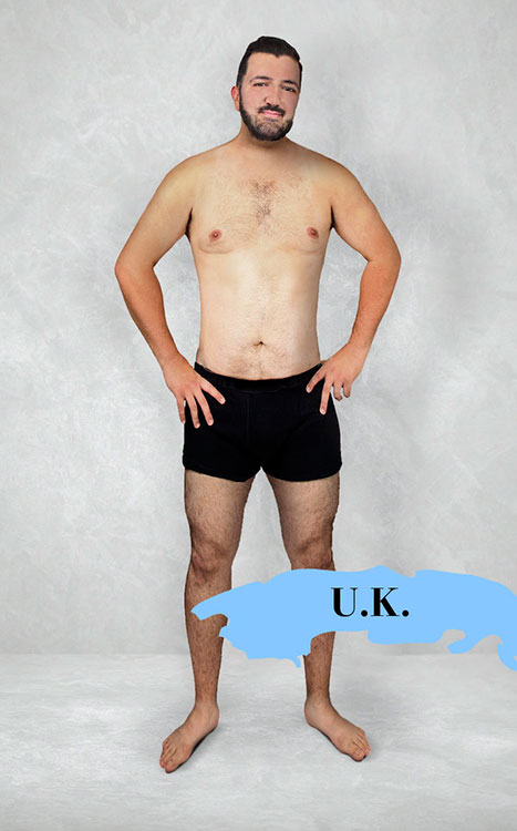 Ideal man body in UK