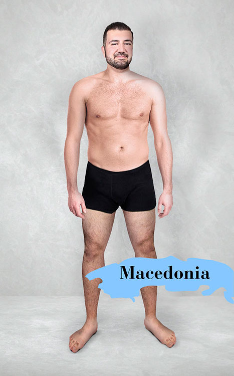 Ideal man body in Macedonia